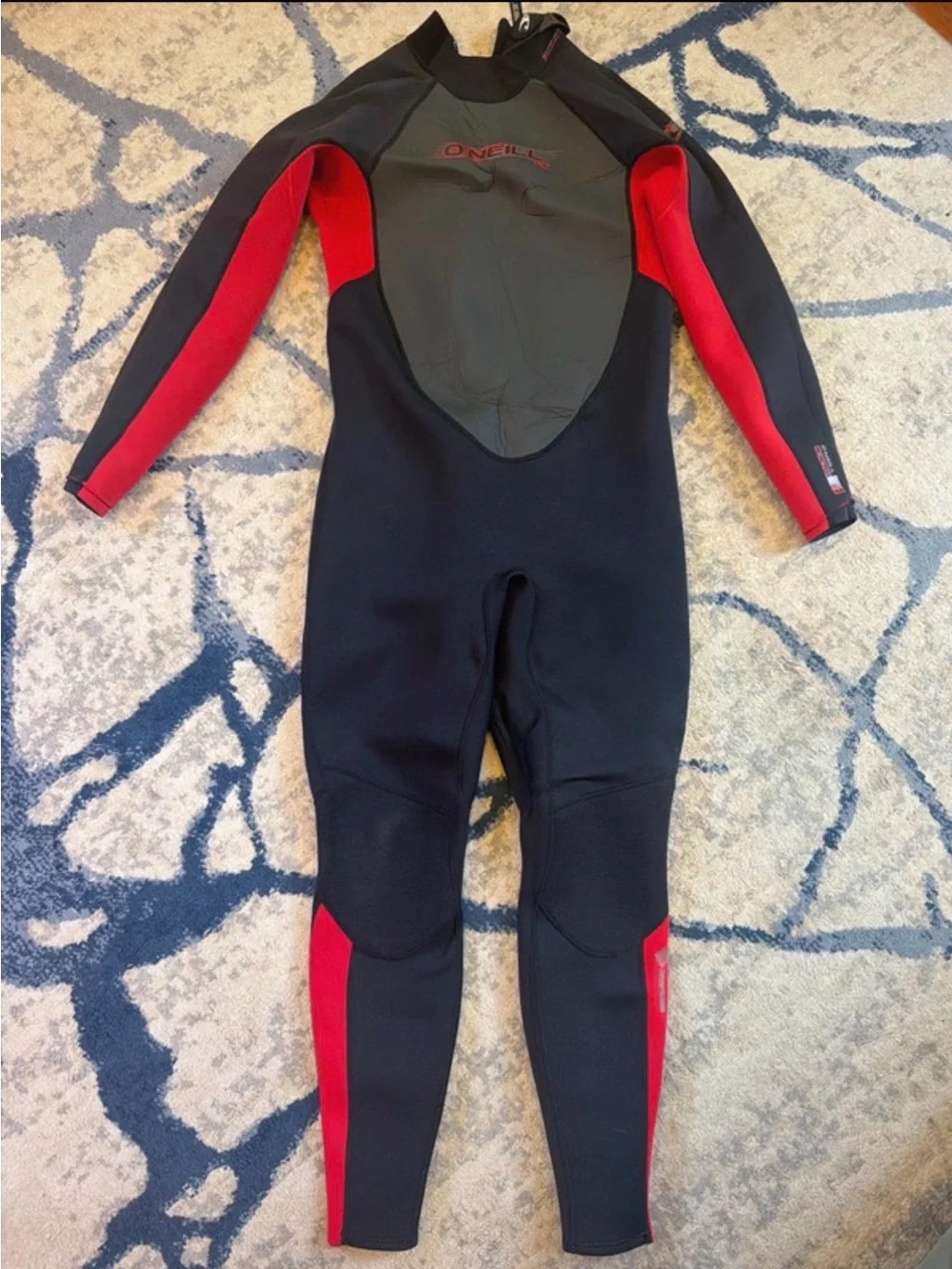 O'Neill man  Black and Red Full Wetsuit One-Piece size xxl